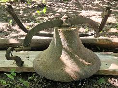 Old Cast Iron No.4 School House Bell
