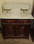 Early Victorian Marble Top Commode