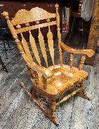 Early American Pine Rocking Chair