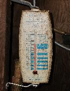 Advwertisement Thermometer