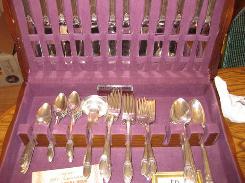 Set of Rogers First Love Silverware 
