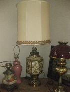 Fancy Early American Table Lamp