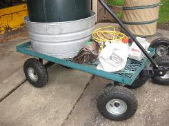 Lawn Cart w/Rubber Tires