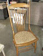 Oak Fancy Chair w/Cane Seat