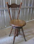 Victorian Spindle Back Piano Stool