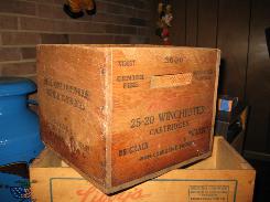 Winchester .25-20 Wooden Cartridge Crate