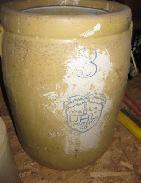  Uhl Pottery 3-Gallon Butter Churn