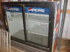 Pepsi Glass Door Display Cooler