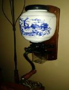 Delft Stoneware Wall Hanging Coffee Mill