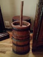 Wood Stave Butter Churn