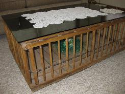  Primitive Wooden Chicken Crate Coffee Table