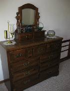 Stained Pine Bedroom Set