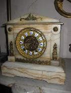 Ansonia Ornate Marble Shelf Clock 