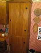 Pine Wainscot Tall 2-Door Cupboard