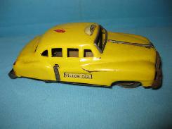 Yellow Cab Tin Litho Friction Car