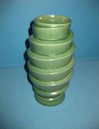 RW Green Spiral Vase