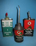 Texaco & Citie Service Home Oil Cans