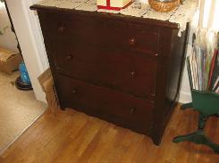 Country Pine 3-Drawer Chest