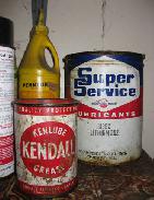 Super Service Lubricants Tin Container