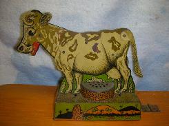 Tin Litho Dairy Cow