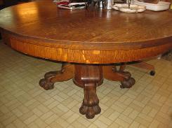  Fabulous Round Oak Claw Feet Dining Table