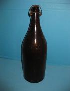 Old Amber Wine Bottle