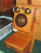 Oak Wall Telephone