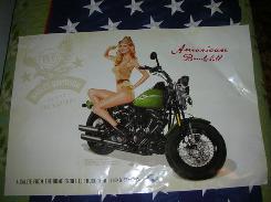 Harley Davidson 'American Bombshell' Poster