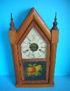 Pine Steeple Shelf Clock