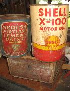 Shell Motor Oil Containers