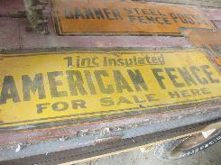 American Fence Metal Signs