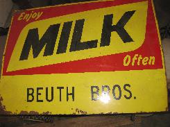    Beuth Bros. Metal Sign