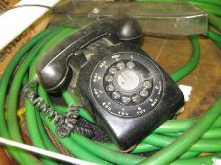 1950's Rotary Bakelite Telephone 