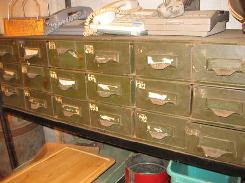 Metal 18 Drawer File Cabinet