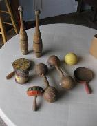 Victorian Wooden Juggling Toys
