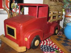 Folk Art Wooden Truck