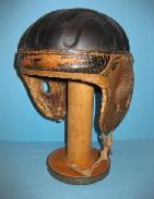 Early Leather Football Helmet