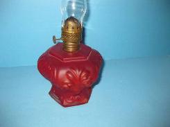 Cranberry Miniature Lamp