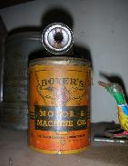 Boyer Paper Label Oil Can