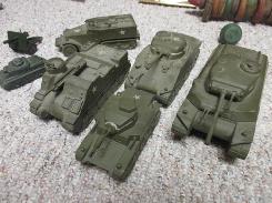 Cast Brass Army Tanks & Military Vehicles