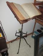 Fancy Iron Bible Stand
