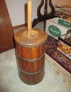 Wooden Stave Butter Churn