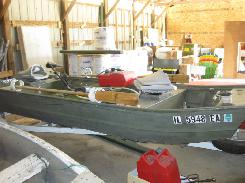 Aluminum 14' Flat Bottom Fishing Boat