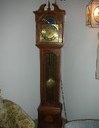 Walnut Swedish Grandfathers Clock