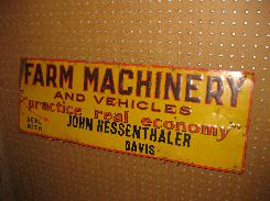 Farm Machinery Metal Signs