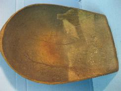  Early Painted Wooden Shovel 