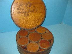 Early Wooden Spice Set 