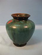McMaster Craft Turqoise Glazed Vase
