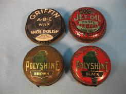 Vintage Shoe Polish Tins
