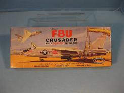 F8U Navy Crusader Supersonic Jet Fighter Scale Model Kit